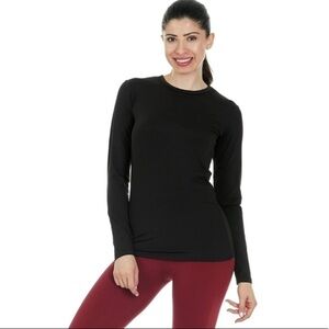 Thermajane Black Long Sleeve Size Small